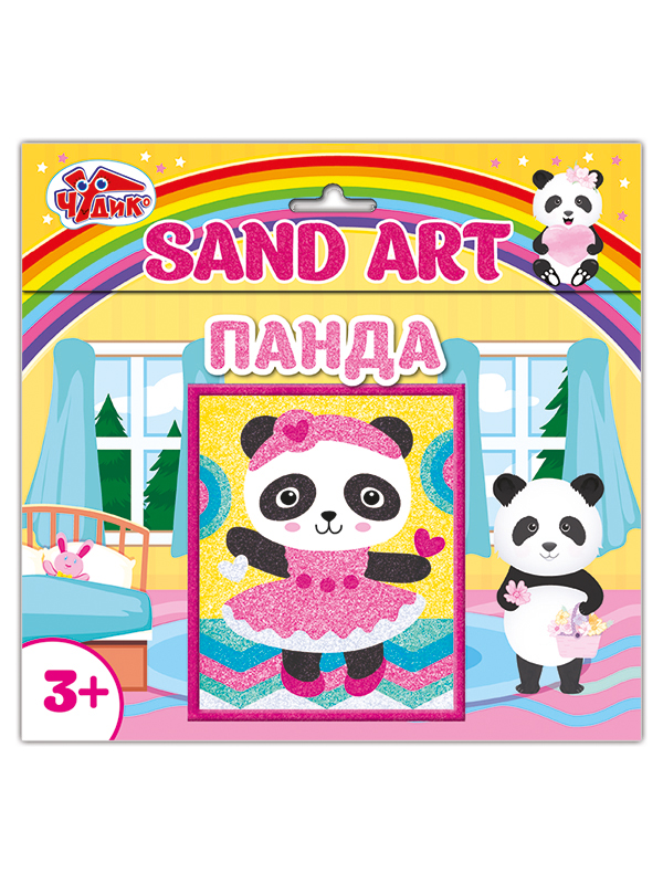 Картинка из песка «Sand Art Панда»