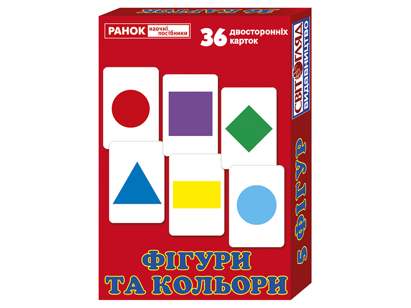 Комплект карточек «Фигуры и цвета»