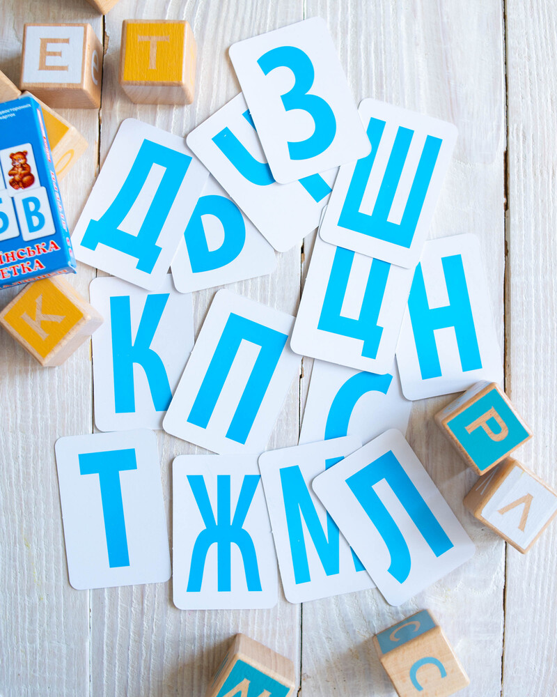 Комплект карточек «Украинская азбука и знаки препинания» - фото Ранок Креатив