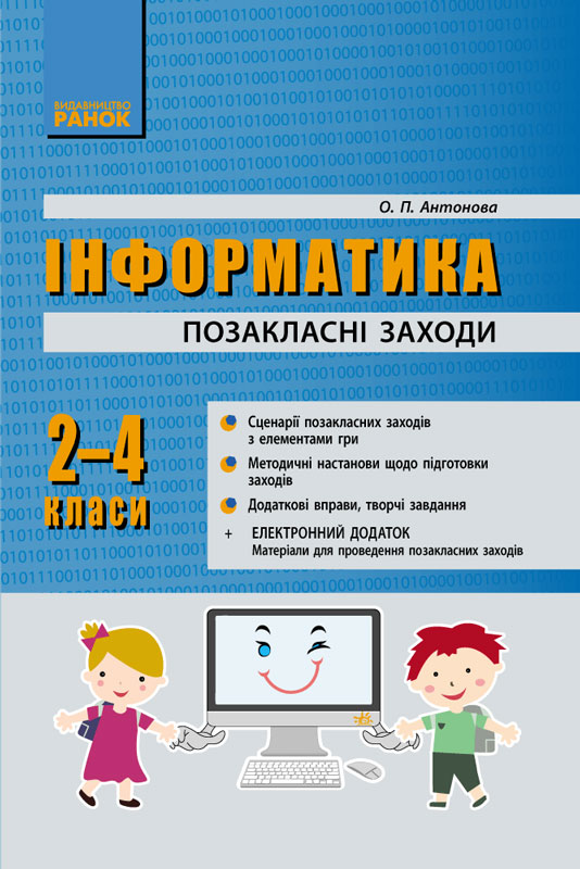 ІНФОРМАТИКА  2-4 класи Позакласні заходи  Антонова О. П.