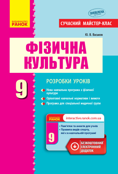 Фізкультура  ПК  9 клас  Сучасний майстер-клас Васьков Ю. В.