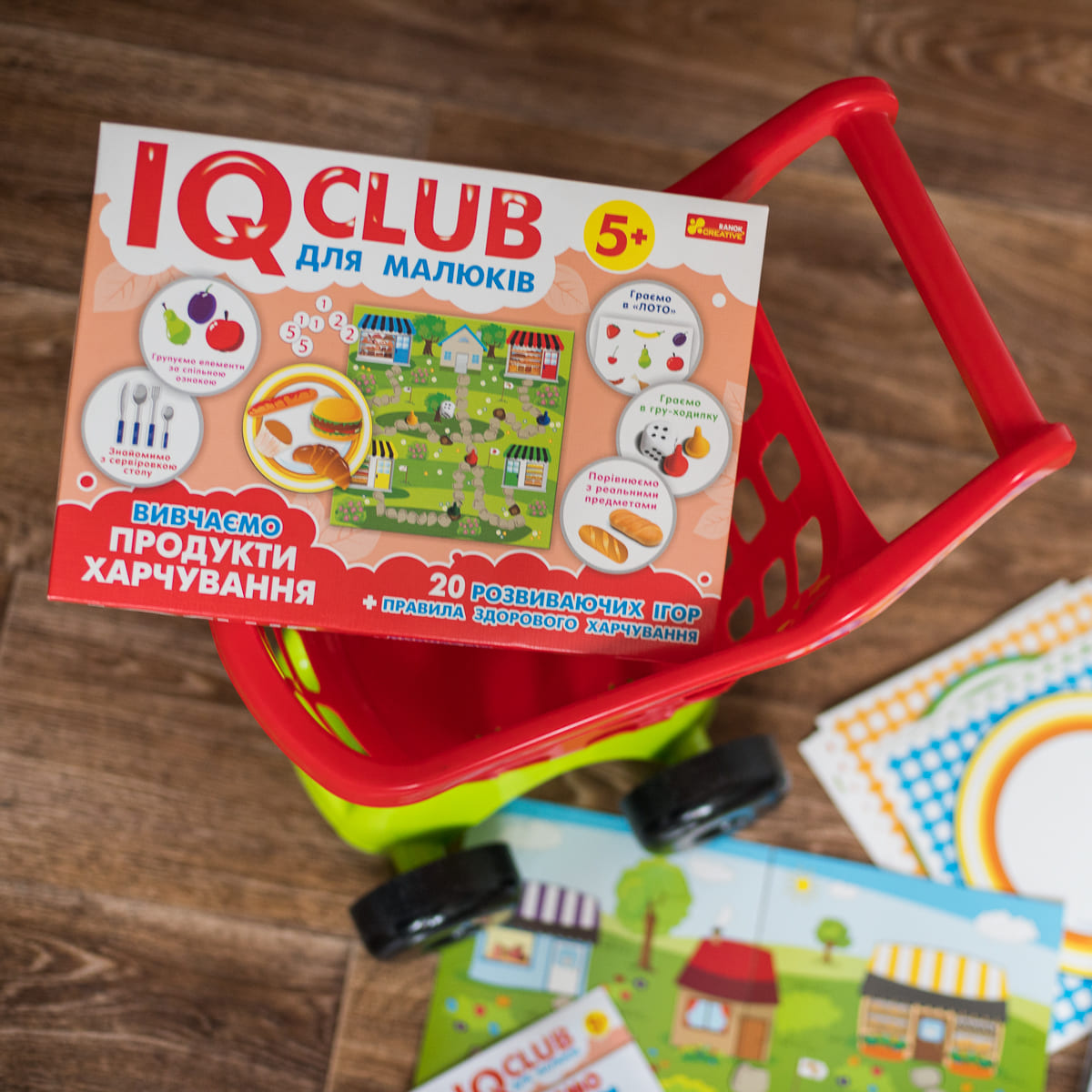 Обучающие пазлы «Изучаем продукты IQ-club»  - фото Ранок Креатив
