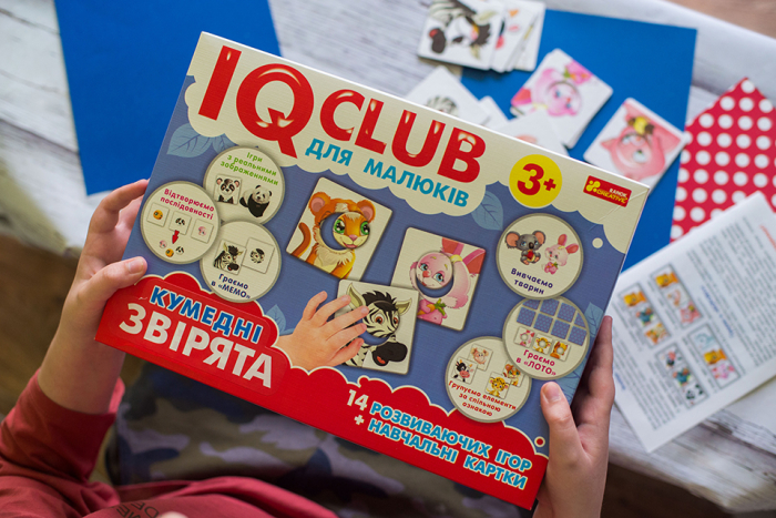 Навчальні пазли «Забавні звірята IQ-club» - фото Ранок Креатив