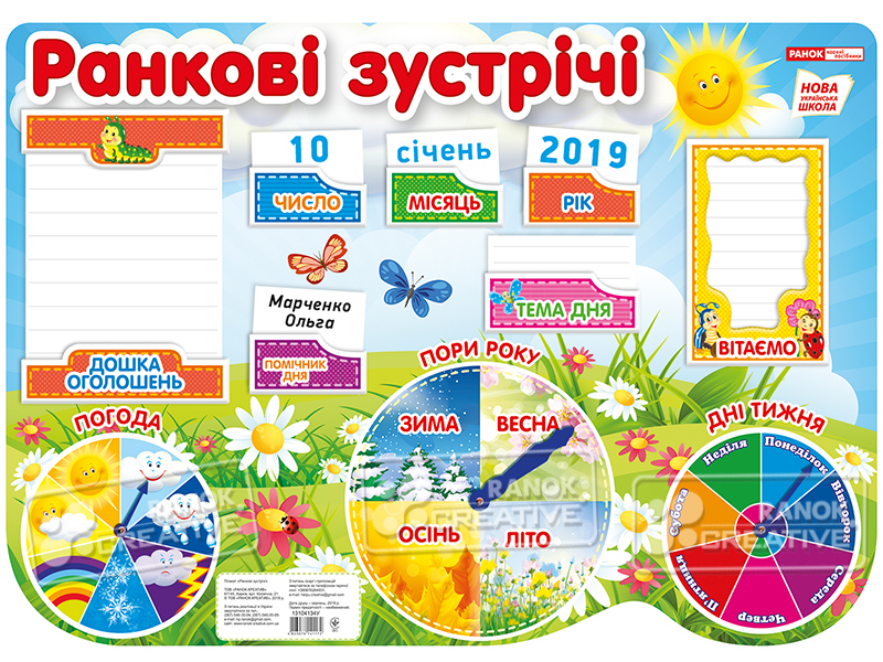 Плакат «Ранкові зустрічі» НУШ