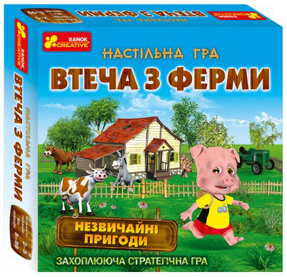 Настільна гра «Втеча з ферми» - фото Ранок Креатив