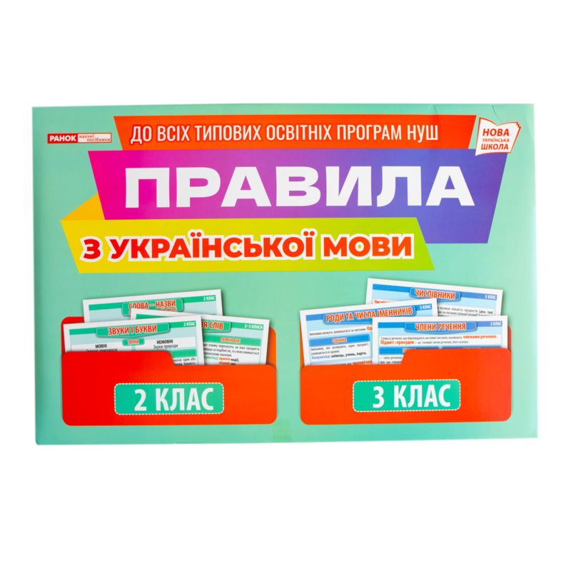 Правила з української мови. 2–3 клас. Демонстраційний матеріал - фото Ранок Креатив