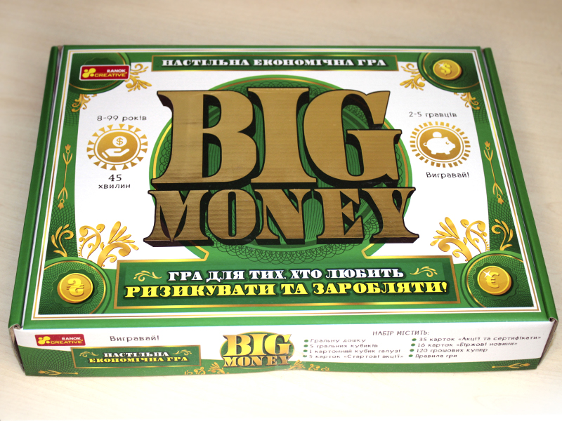 Настольная экономическая игра «Big Money» - фото Ранок Креатив