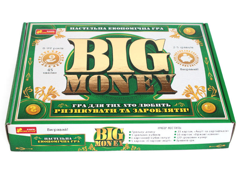 Настольная экономическая игра «Big Money» - фото Ранок Креатив