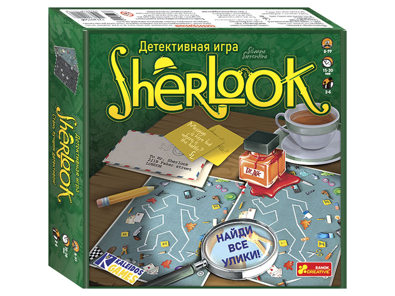 Настольная детективная игра «Шерлук»
