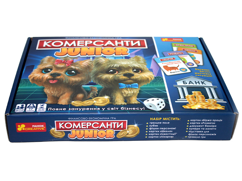 Настольная игра «Коммерсанты. Junior» - фото Ранок Креатив
