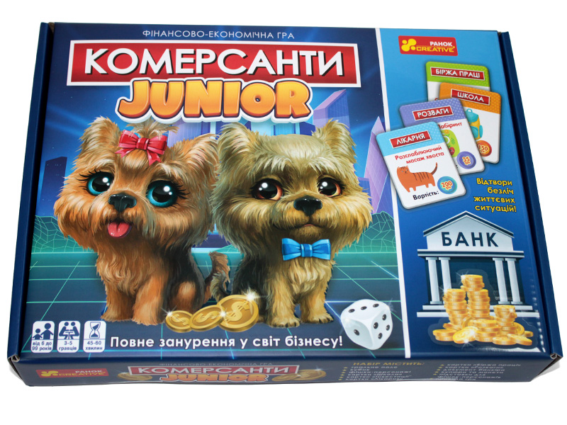 Настольная игра «Коммерсанты. Junior» - фото Ранок Креатив