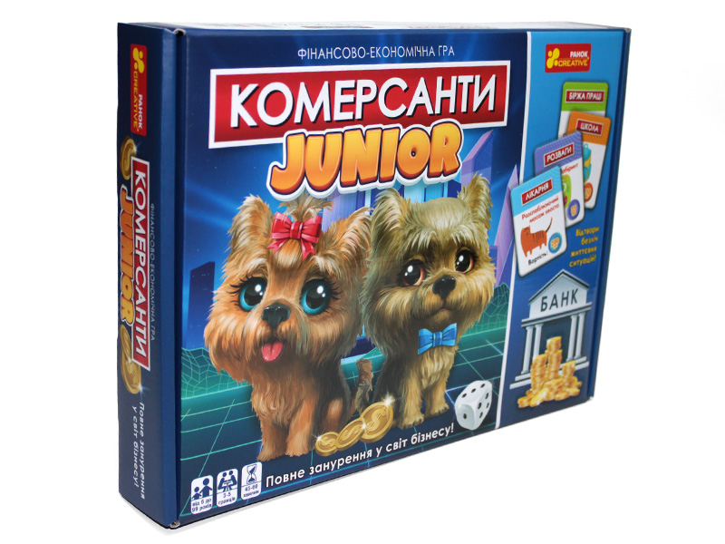 Настольная игра «Коммерсанты. Junior» - фото Ранок Креатив