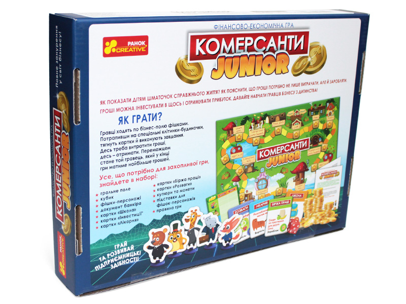 Настольная игра «Коммерсанты. Junior» - фото Ранок Креатив