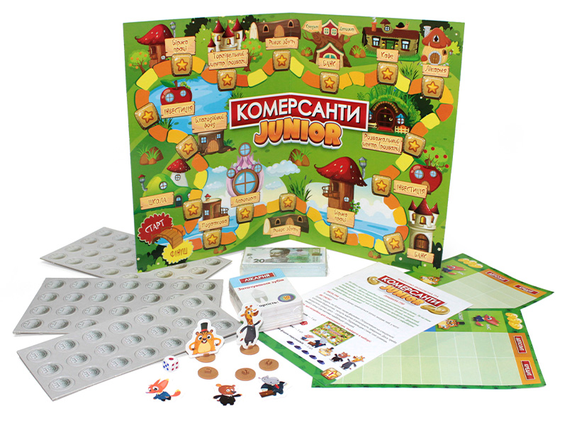 Настольная игра «Коммерсанты. Junior» - фото Ранок Креатив