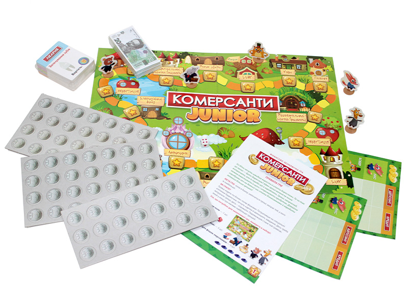 Настольная игра «Коммерсанты. Junior» - фото Ранок Креатив