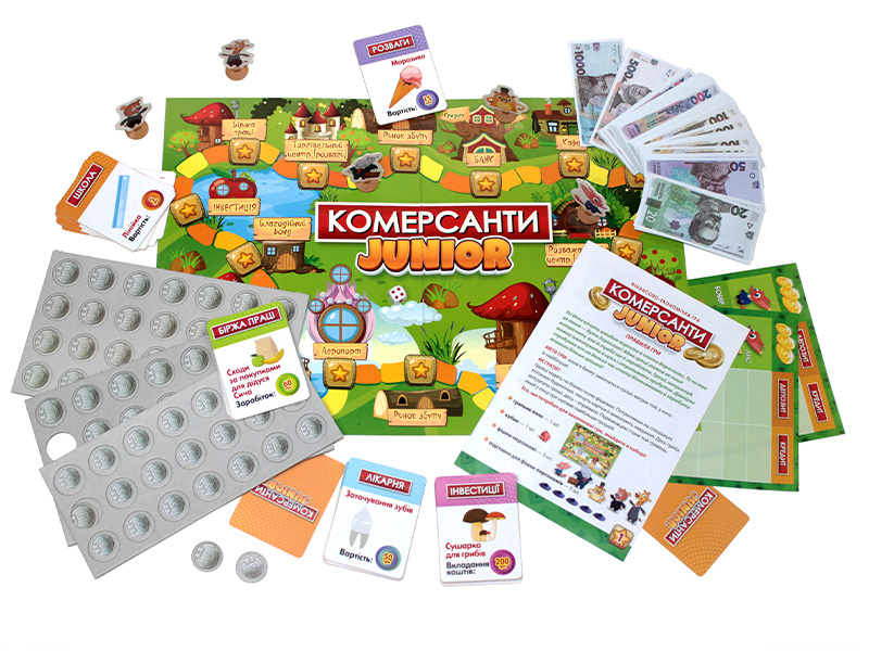 Настольная игра «Коммерсанты. Junior» - фото Ранок Креатив