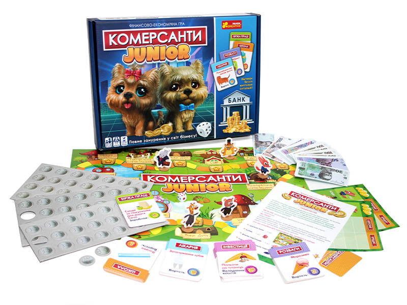 Настольная игра «Коммерсанты. Junior» - фото Ранок Креатив