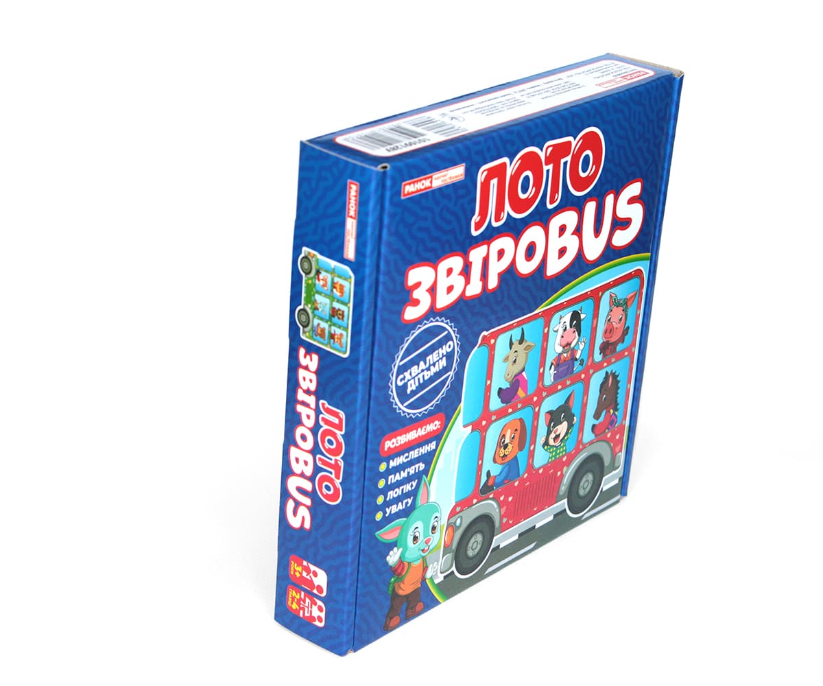 Лото «ЗвіроBUS» - фото Ранок Креатив