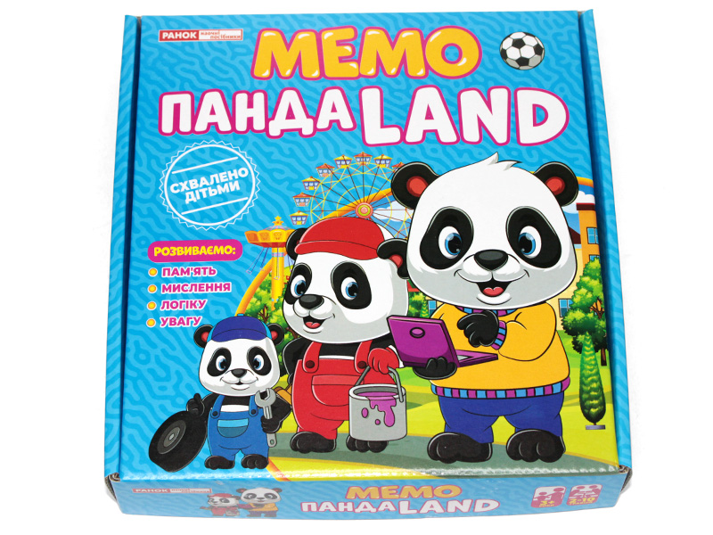 Мемо «ПандаLAND» - фото Ранок Креатив