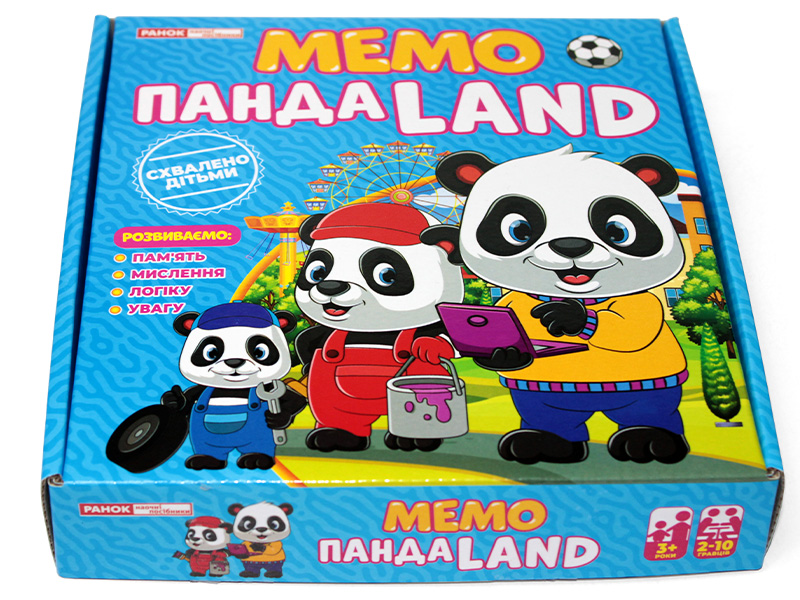 Мемо «ПандаLAND» - фото Ранок Креатив