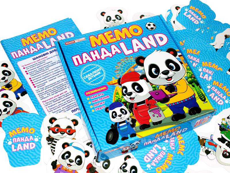 Мемо «ПандаLAND» - фото Ранок Креатив