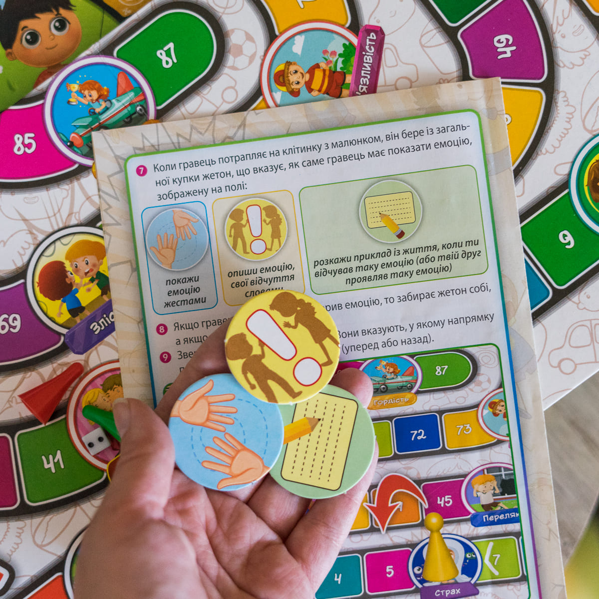 Психологическая игра для занятий с детьми «Я учусь выражать свои эмоции» - фото Ранок Креатив
