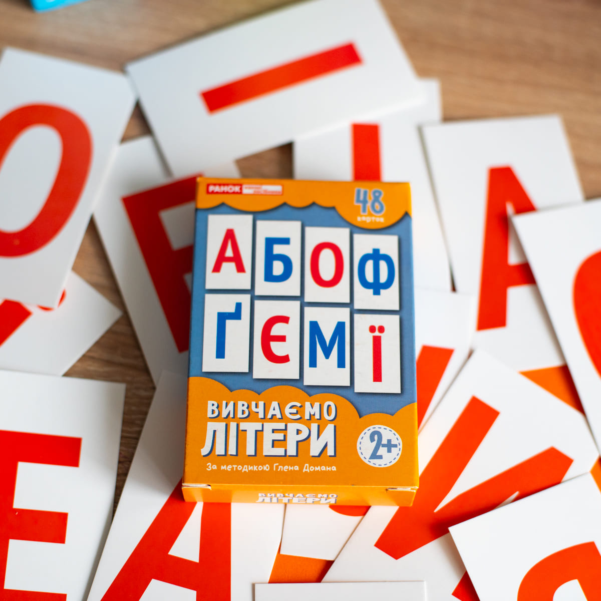 Набор карточек «Изучаем буквы» по методике Глена Домана - фото Ранок Креатив