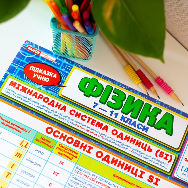 Підказка учню «Фізика» - фото Ранок Креатив