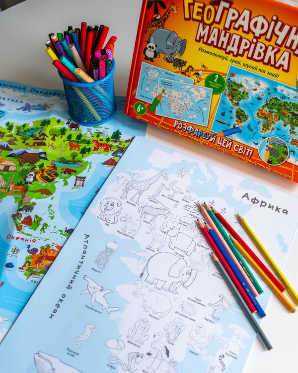 Настільна гра «ГеоГрафічна мандрівка» - фото Ранок Креатив