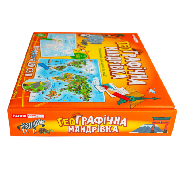 Настільна гра «ГеоГрафічна мандрівка» - фото Ранок Креатив
