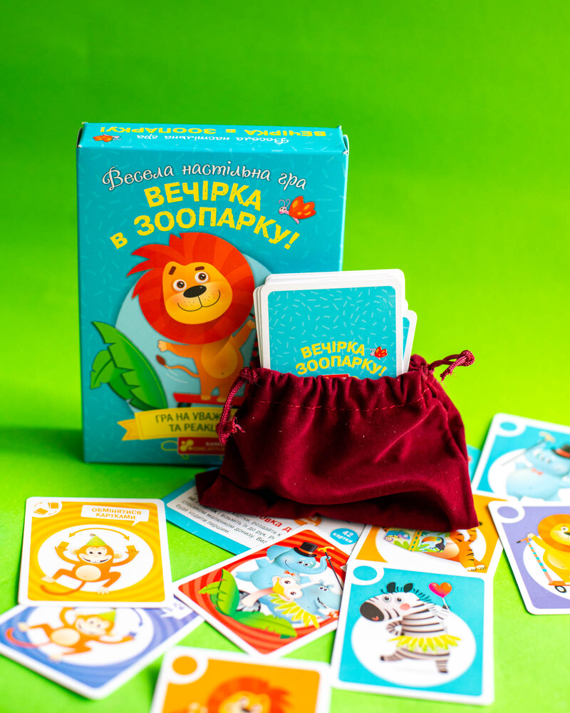 Настольная карточная игра «Вечеринка в зоопарке» - фото Ранок Креатив