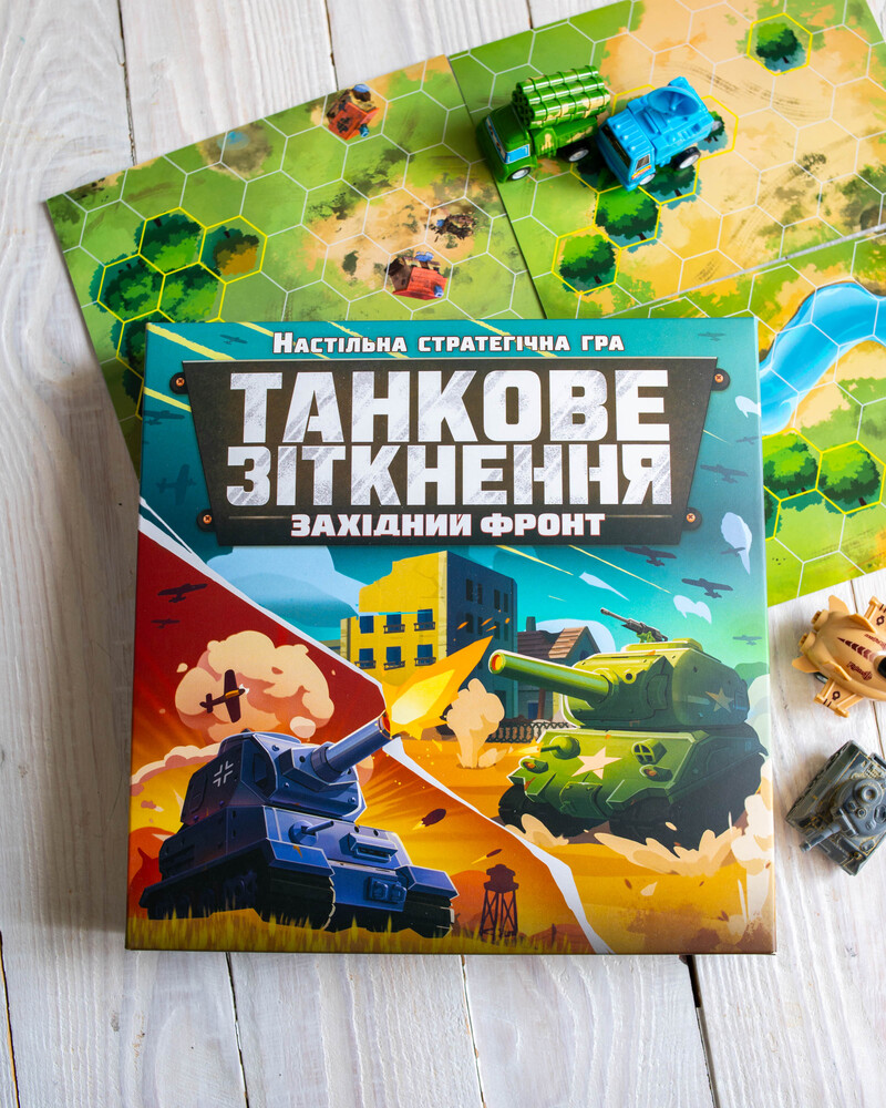Настільна стратегічна гра "Танкове зіткнення. Західний фронт" - фото Ранок Креатив