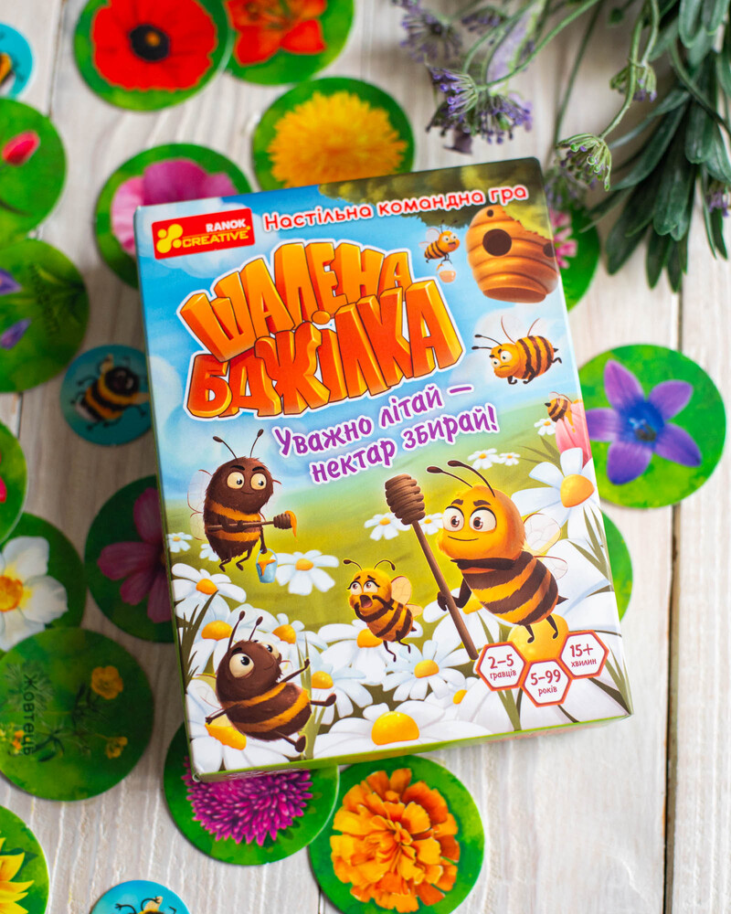 Настольная командная игра «Сумасшедшая пчёлка» - фото Ранок Креатив