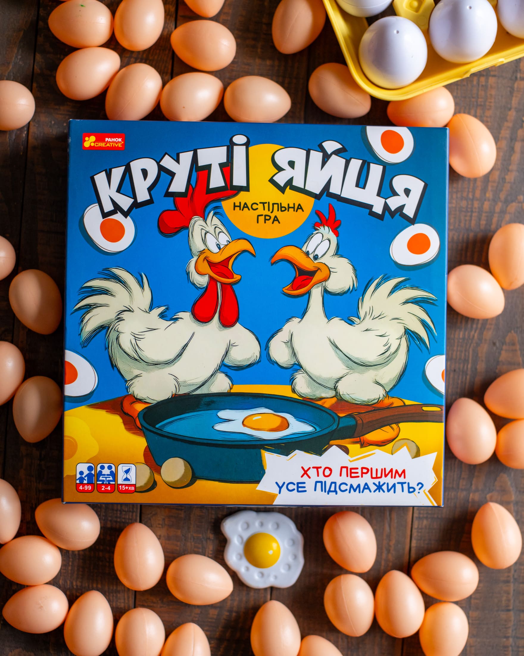 Настільна гра «Круті яйця» - фото Ранок Креатив
