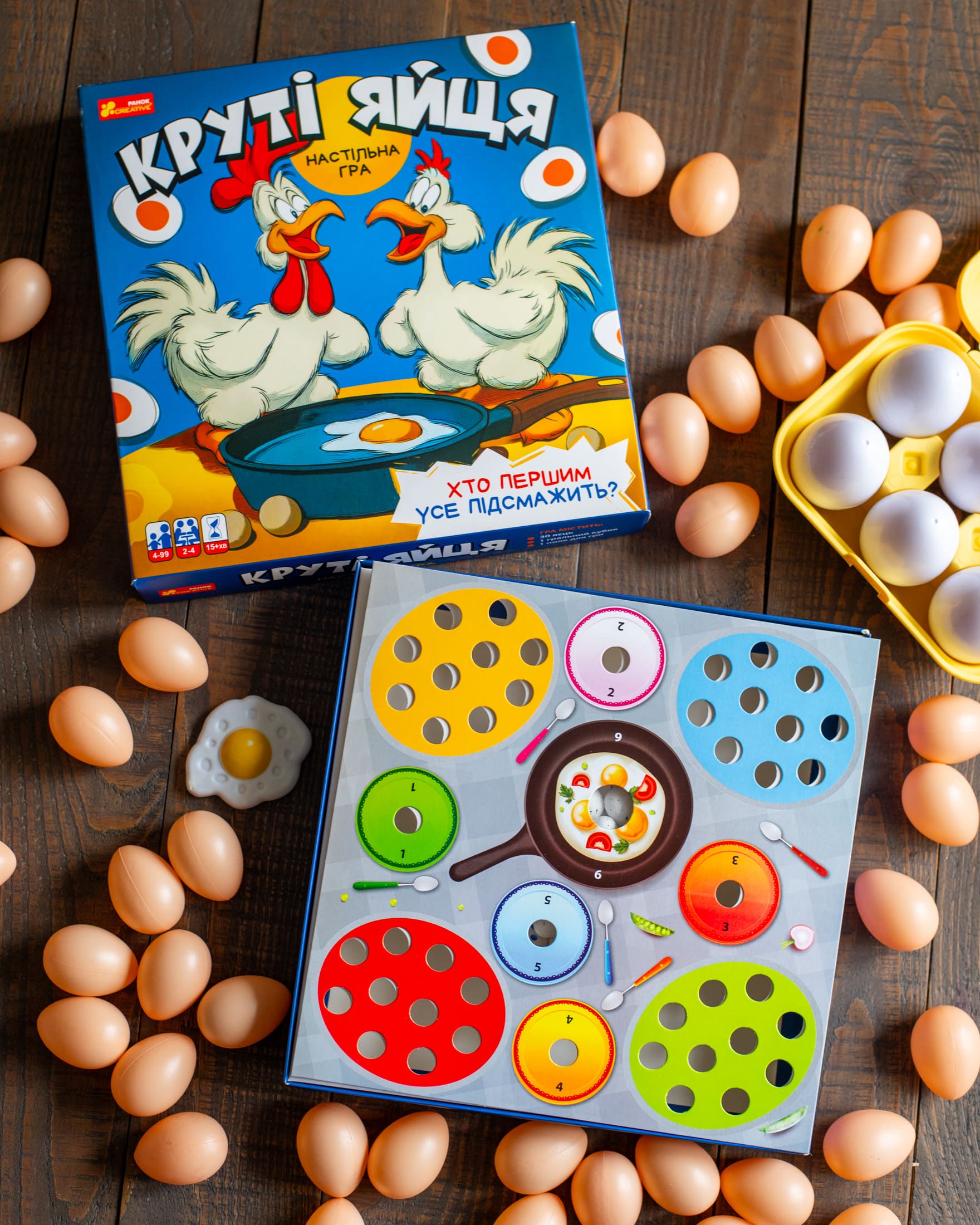 Настільна гра «Круті яйця» - фото Ранок Креатив