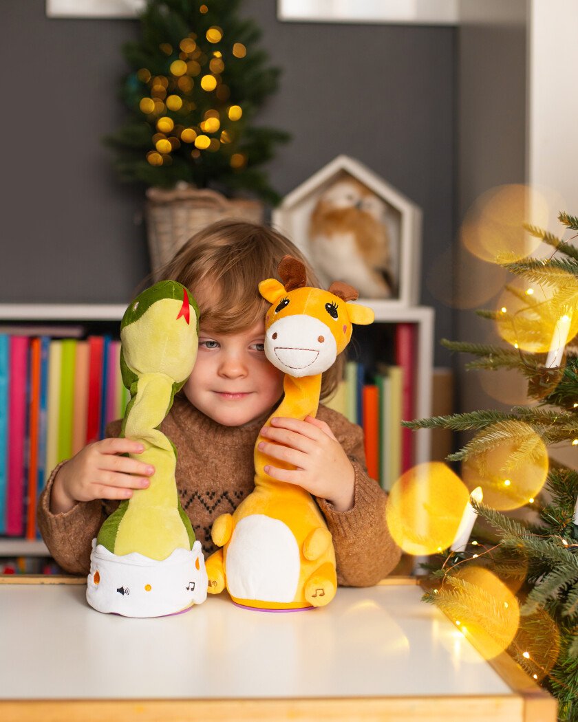 Інтерактивна іграшка-повторюха. Жираф - фото Ранок Креатив
