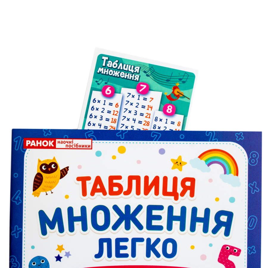 Робочий зошит. Таблиця умножения легко - фото Ранок Креатив