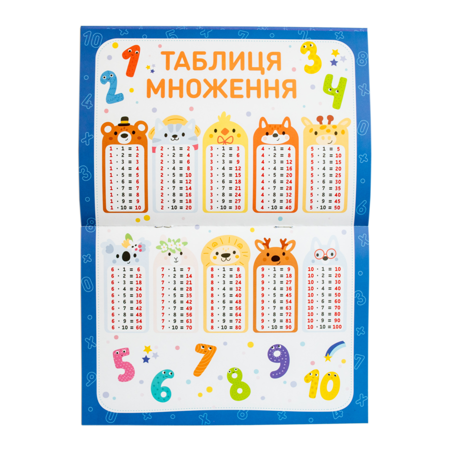 Робочий зошит. Таблиця умножения легко - фото Ранок Креатив
