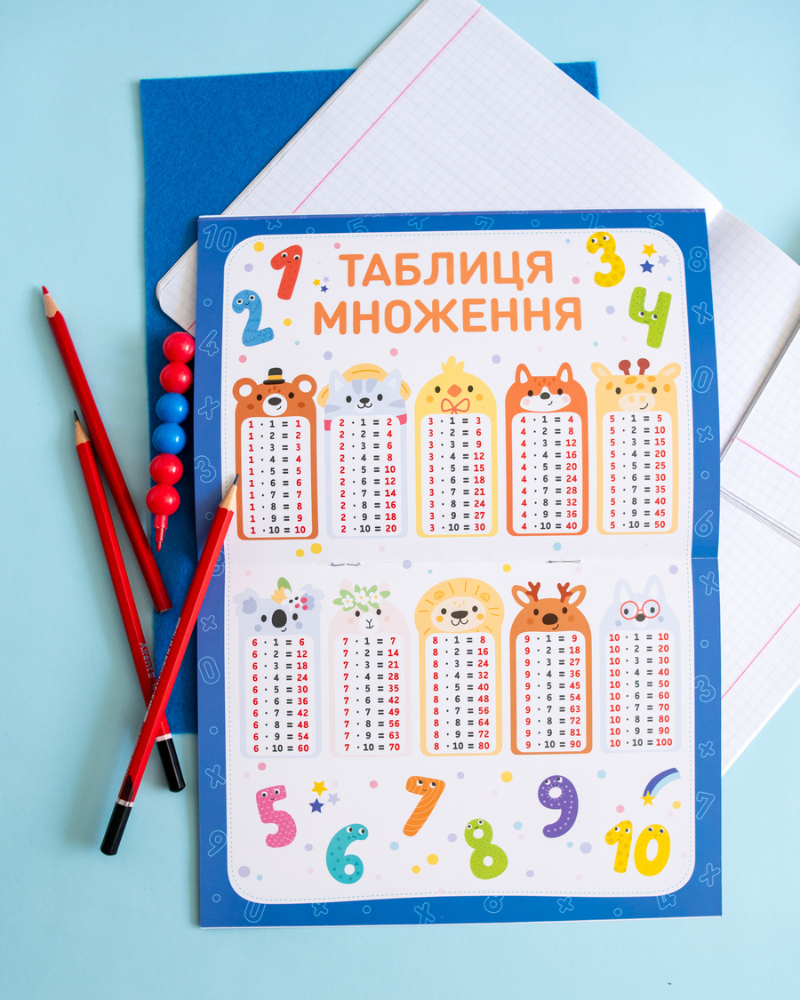 Робочий зошит. Таблиця умножения легко - фото Ранок Креатив
