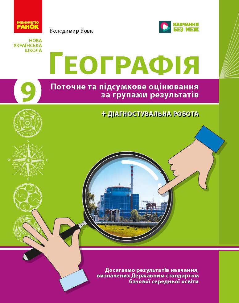 Географія. 9 клас. Діагностувальні роботи